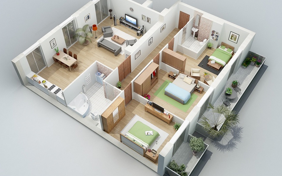 2 ODALI 1+1 EV : MİRHOME